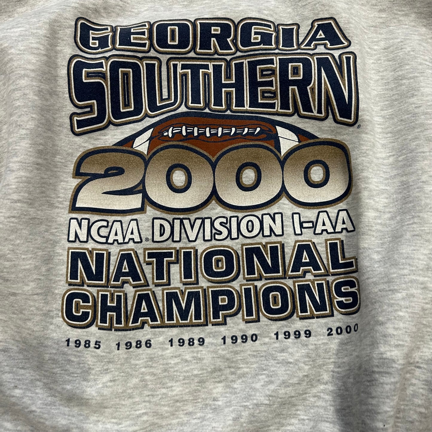 Vintage 2000 Georgia Southern Football NCAA Division I - AA National Champions - XL
