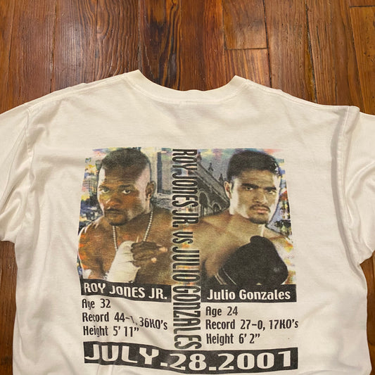 Vinatge 2001 Roy Jones JR. Vs. Julio Gonzales Tee - XL