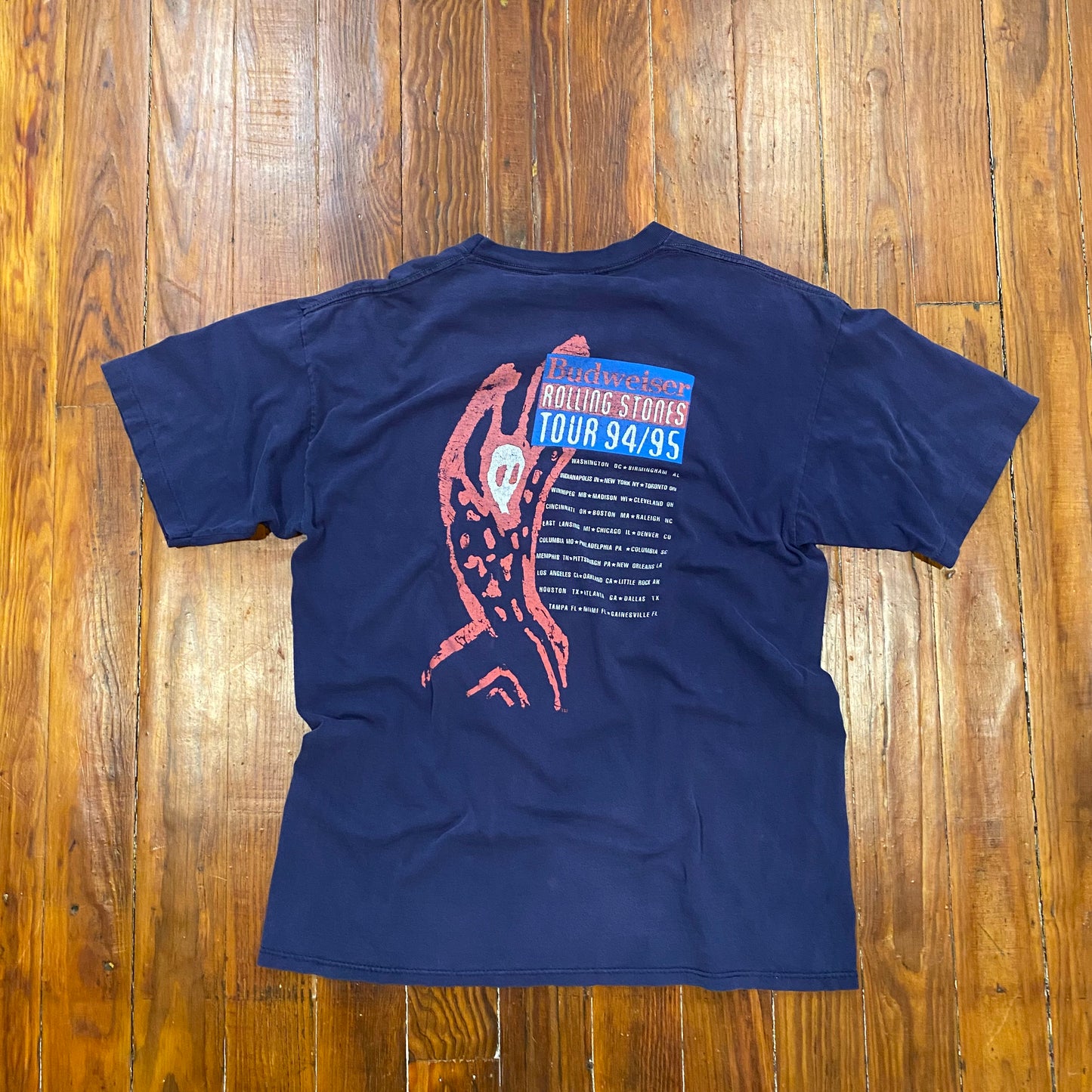 Vintage 1994 Rolling Stones Voodoo Lounge Tour Tee - XL