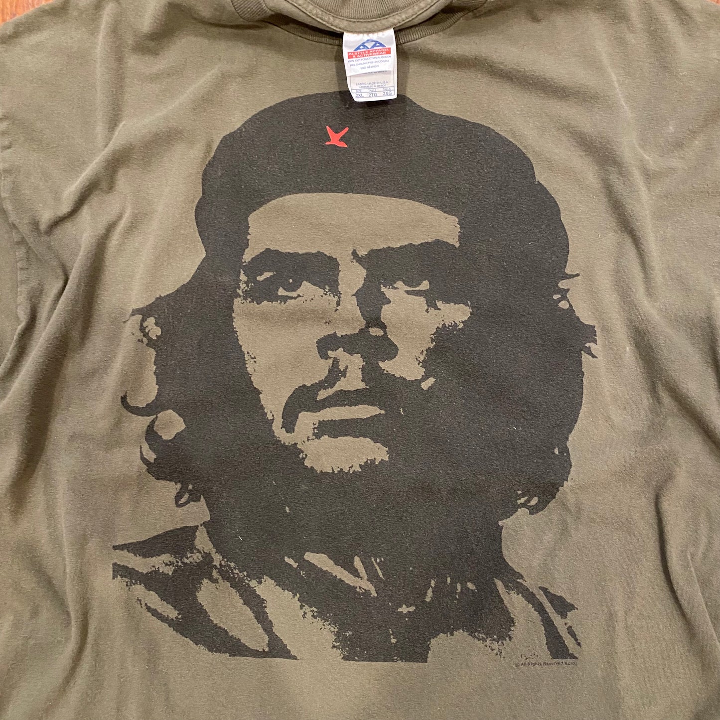 Vintage 90s Che Guevara Rage Against The Machine Big Face Band Tee - 2XL
