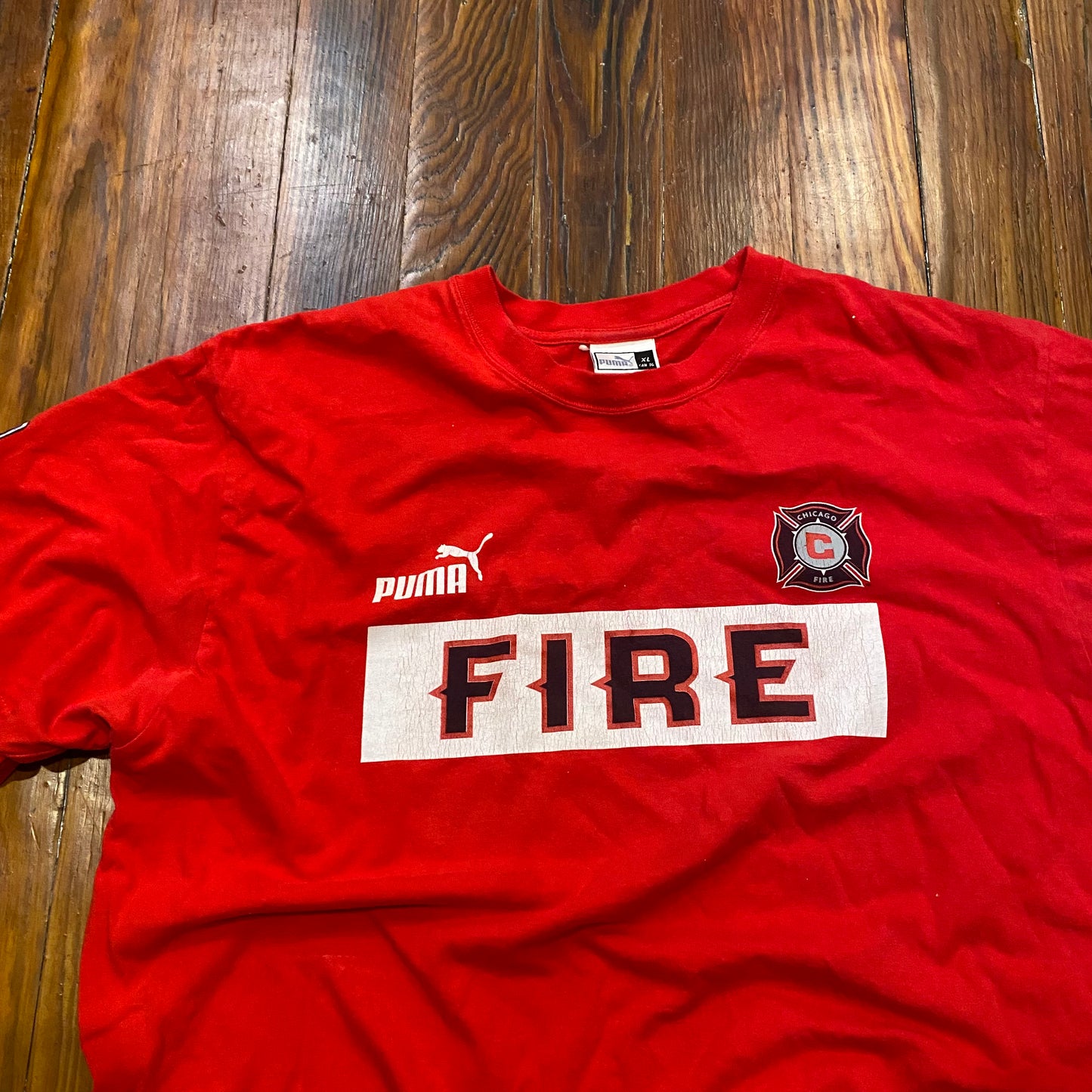 Vintage Puma Chicago Fire Tee - XL