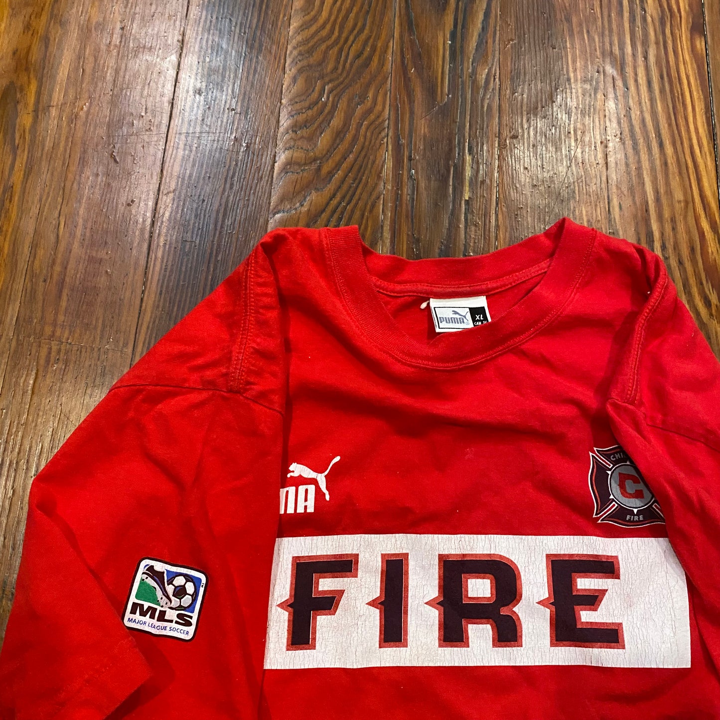 Vintage Puma Chicago Fire Tee - XL