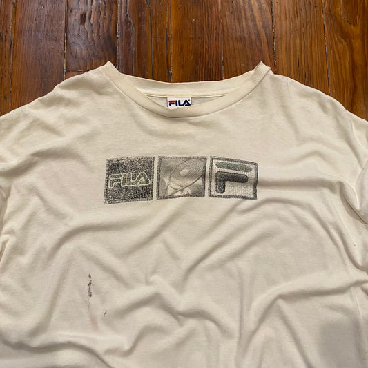 Vintage Fila Tennis Tee - 2XL