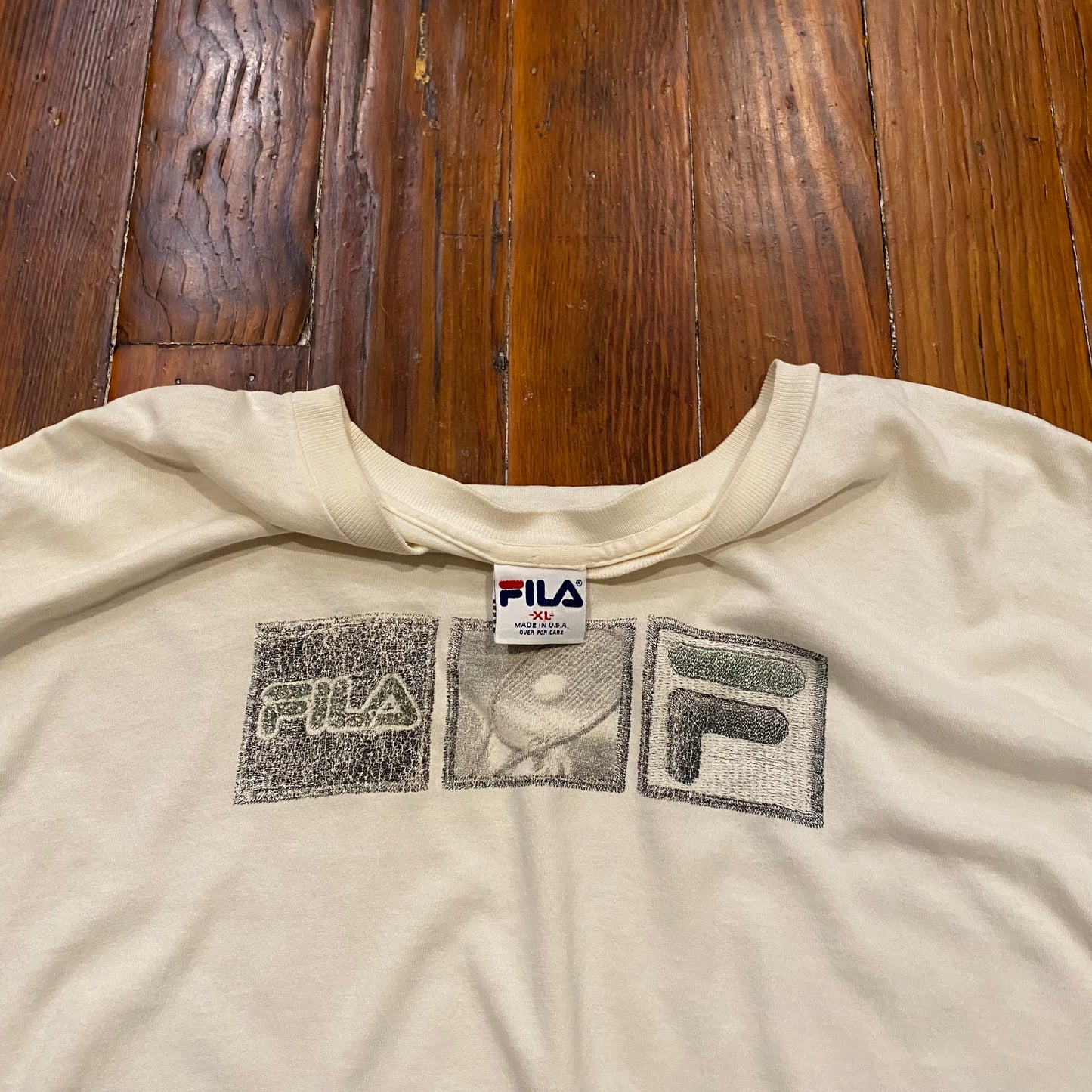 Vintage Fila Tennis Tee - 2XL