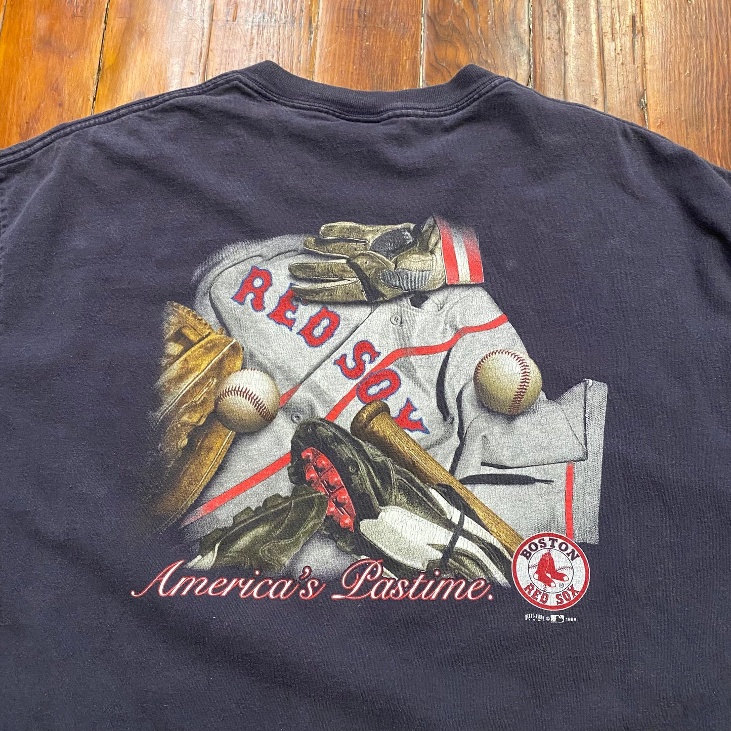 Vintage 1999 Boston Red Sox Baseball Tee - 2XL