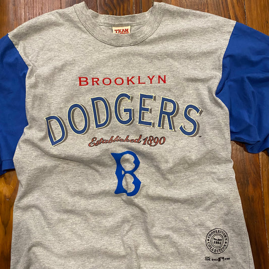Vintage 1994 MLB Brooklyn Dodgers Baseball Tee - L