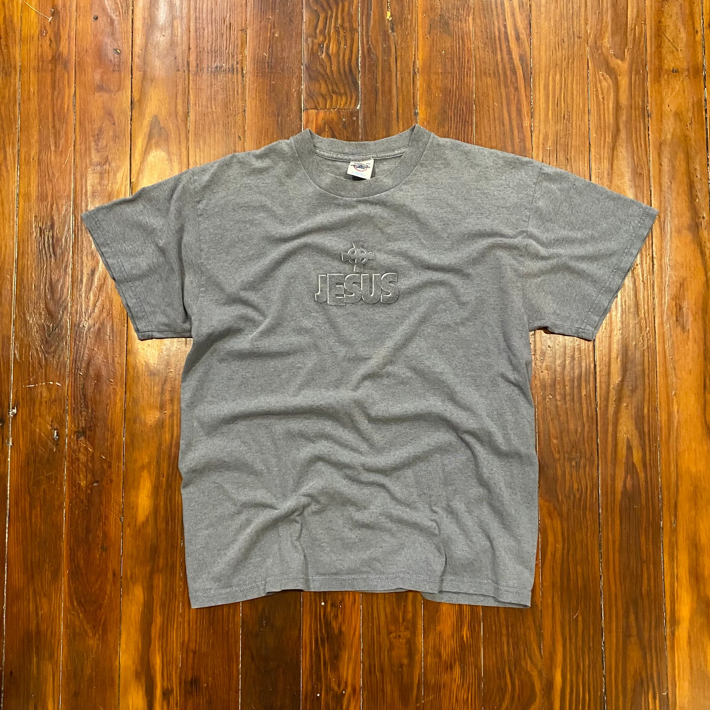 Vintage Faded Jesus Tee- L