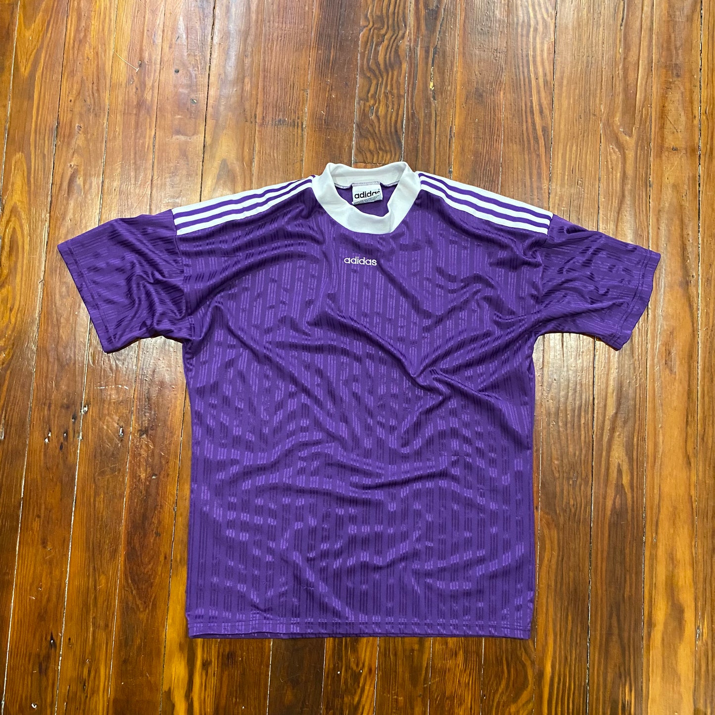 Vintage Adidas Purple Soccer Jersey - M