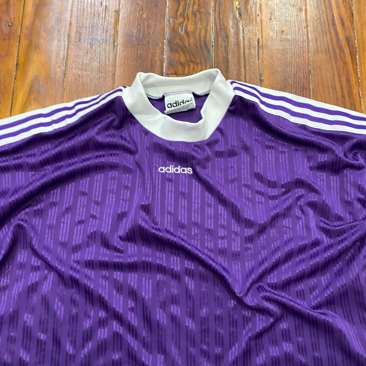 Vintage Adidas Purple Soccer Jersey - M