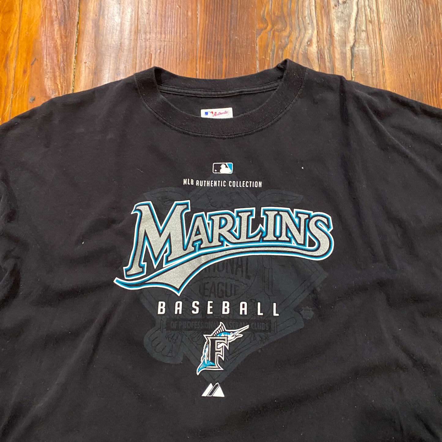 Vintage MLB Marlins Baseball Tee - 2XL