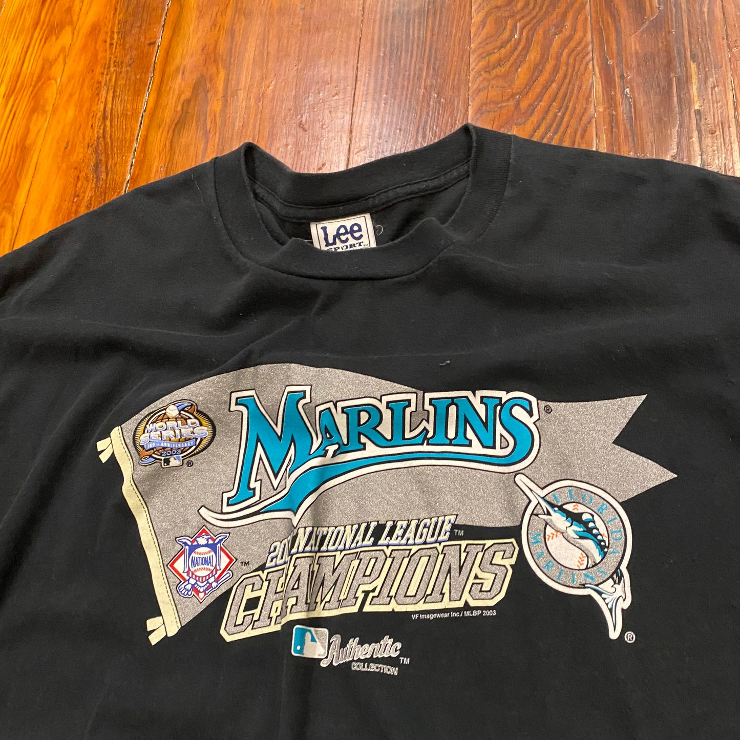 Vintage Marlins 2003 National League Champions Tee - 2XL