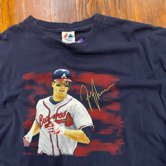 Vintage Braves Jeff Francoeur Atlanta Braves Majestic Tee - 2X
