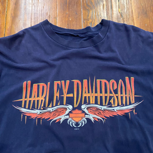 Vintage Harley Davidson Arrow Head Tee - L