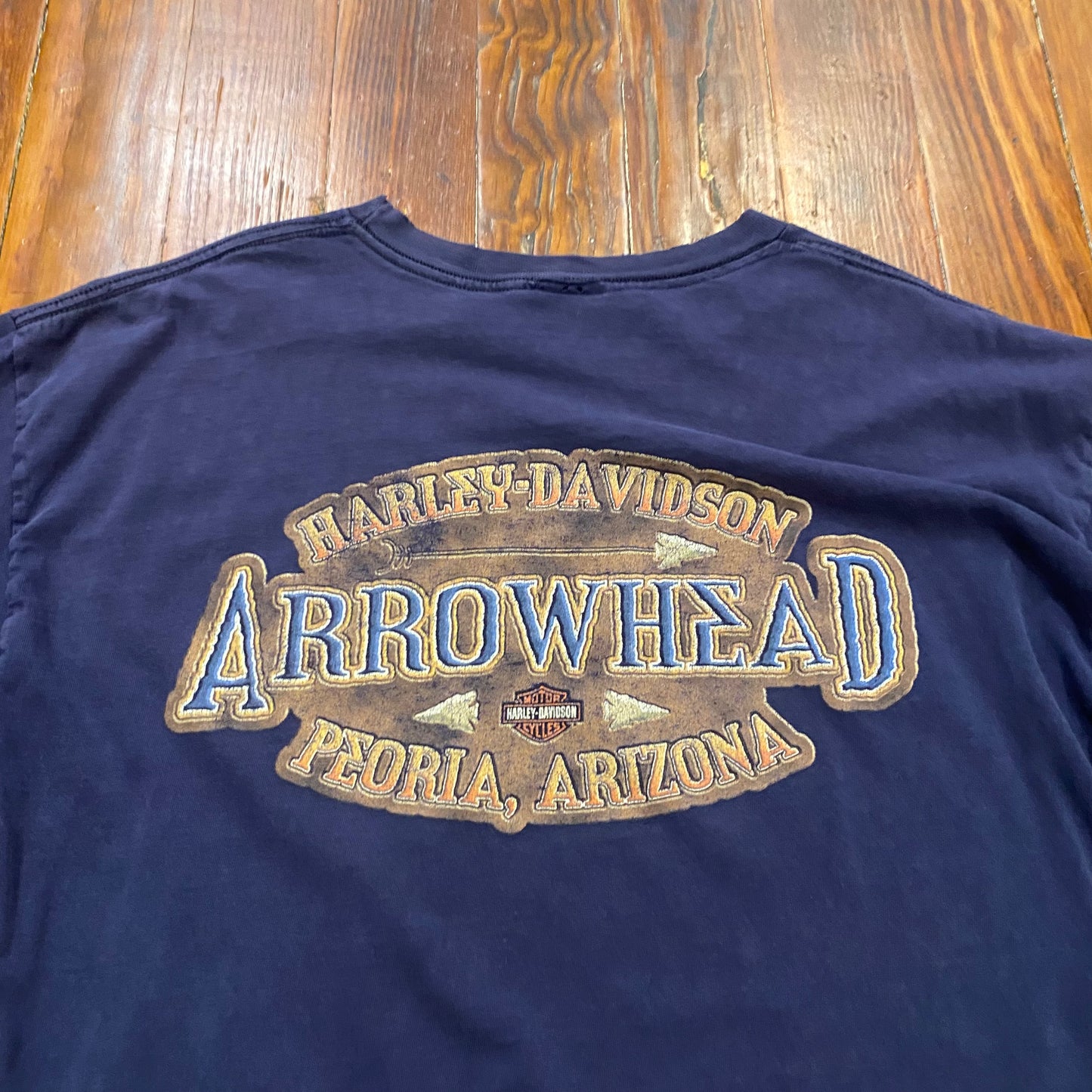 Vintage Harley Davidson Arrow Head Tee - L