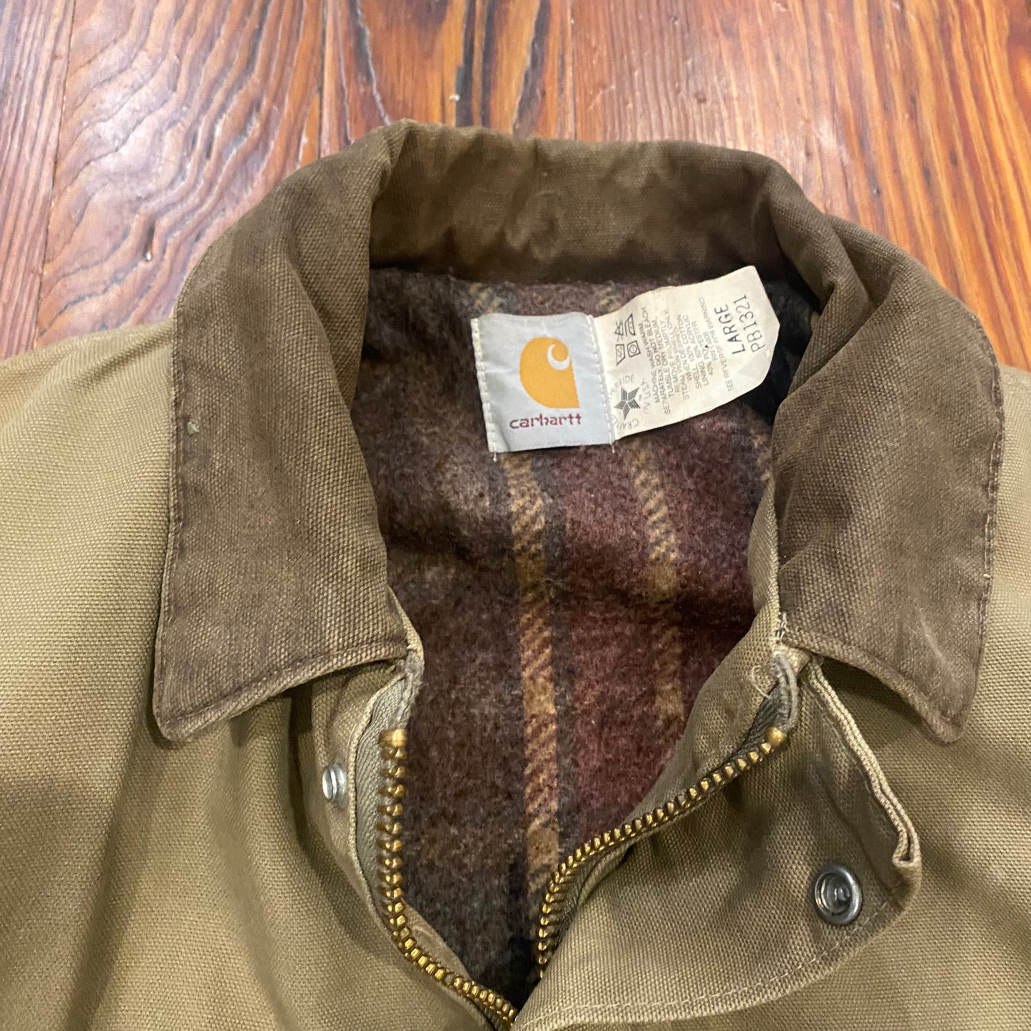 Vintage Carthartt Detroit Button Up - L