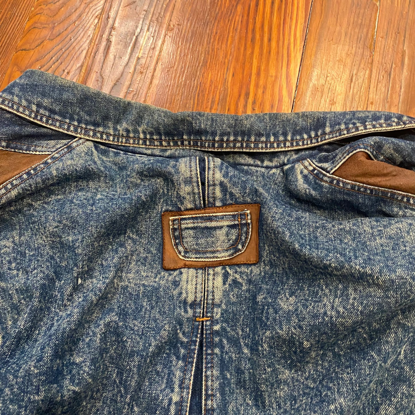 Vintage Denim Jacket Button Up - L