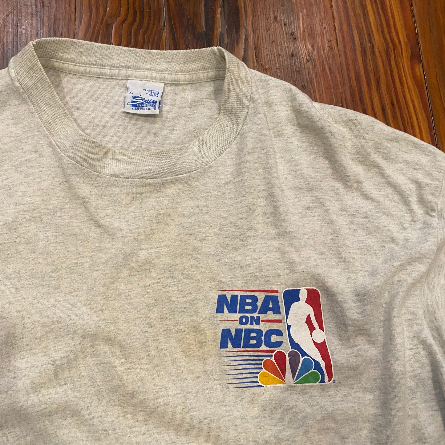 Vintage NBA On NBC Promo Tee -XL
