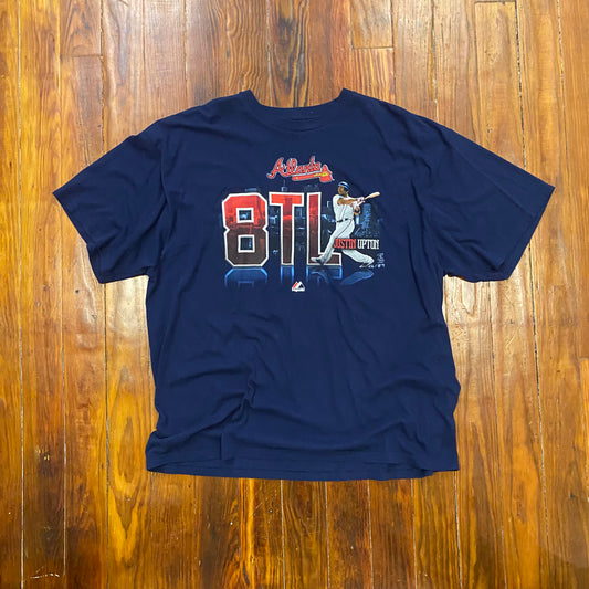 Vintage Justin Upton Braves Tee - 2XL
