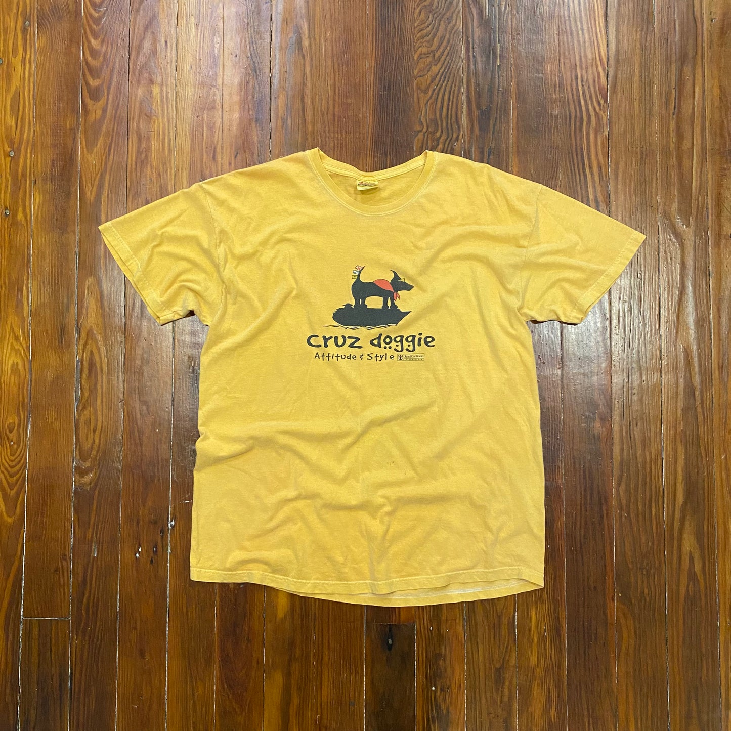 Vintage Cruz Doggie Attitude & Style Tee-XL