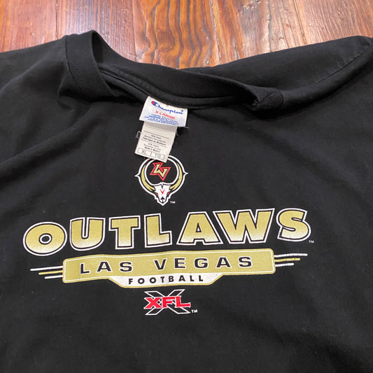 Vintage Outlaws Las Vegas Football Tee - XL