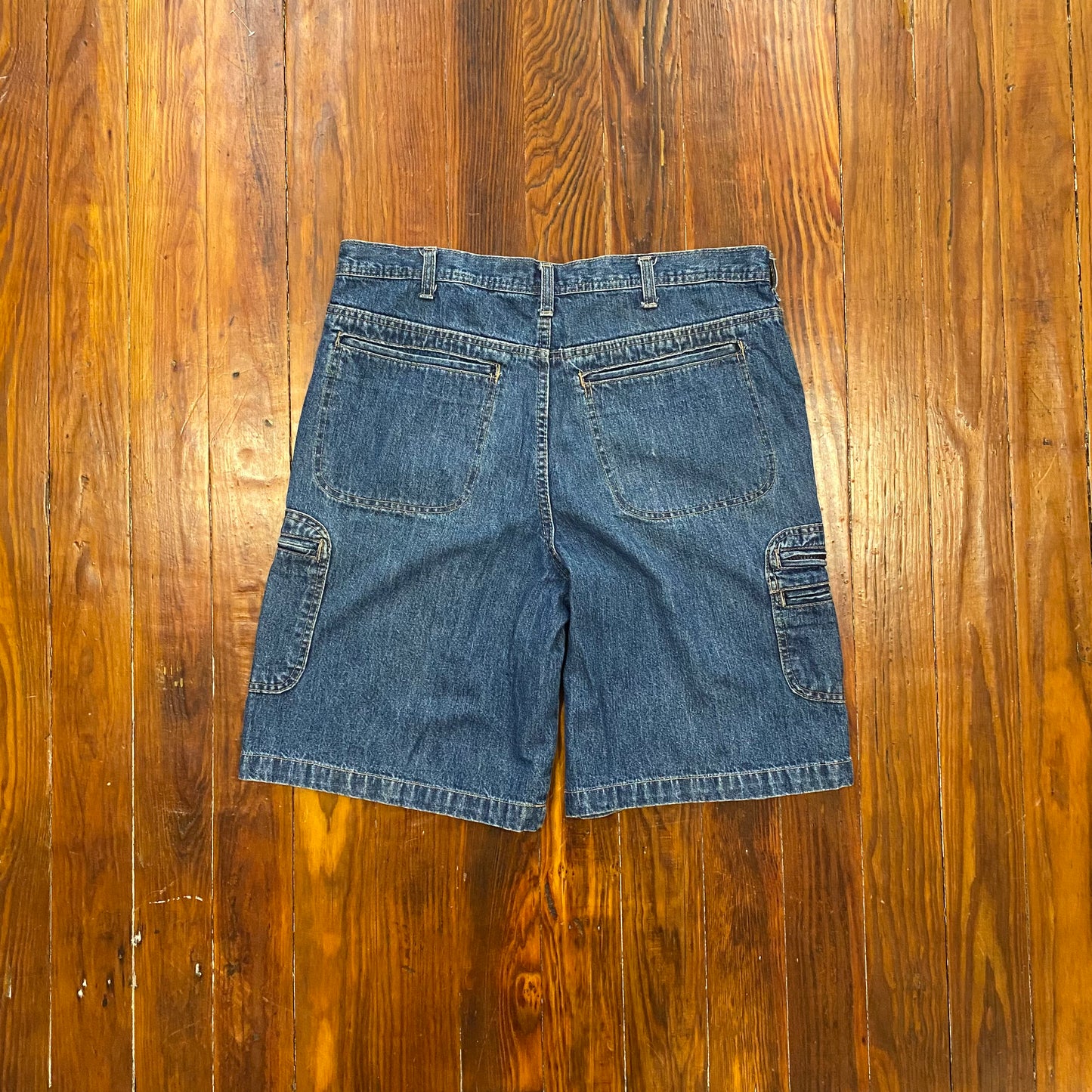 Faded Glory Cargo Jean Shorts- 34x10