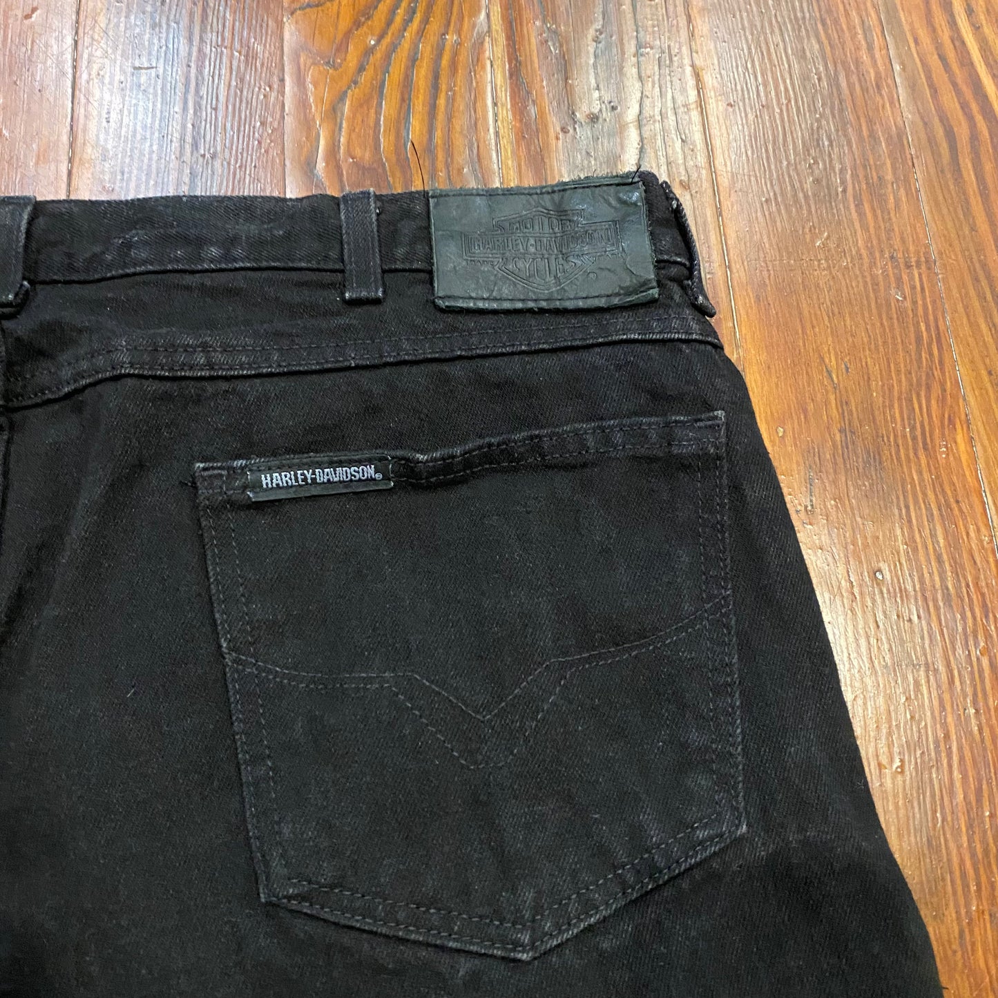 Harley Davidson Black Jeans- 40x32