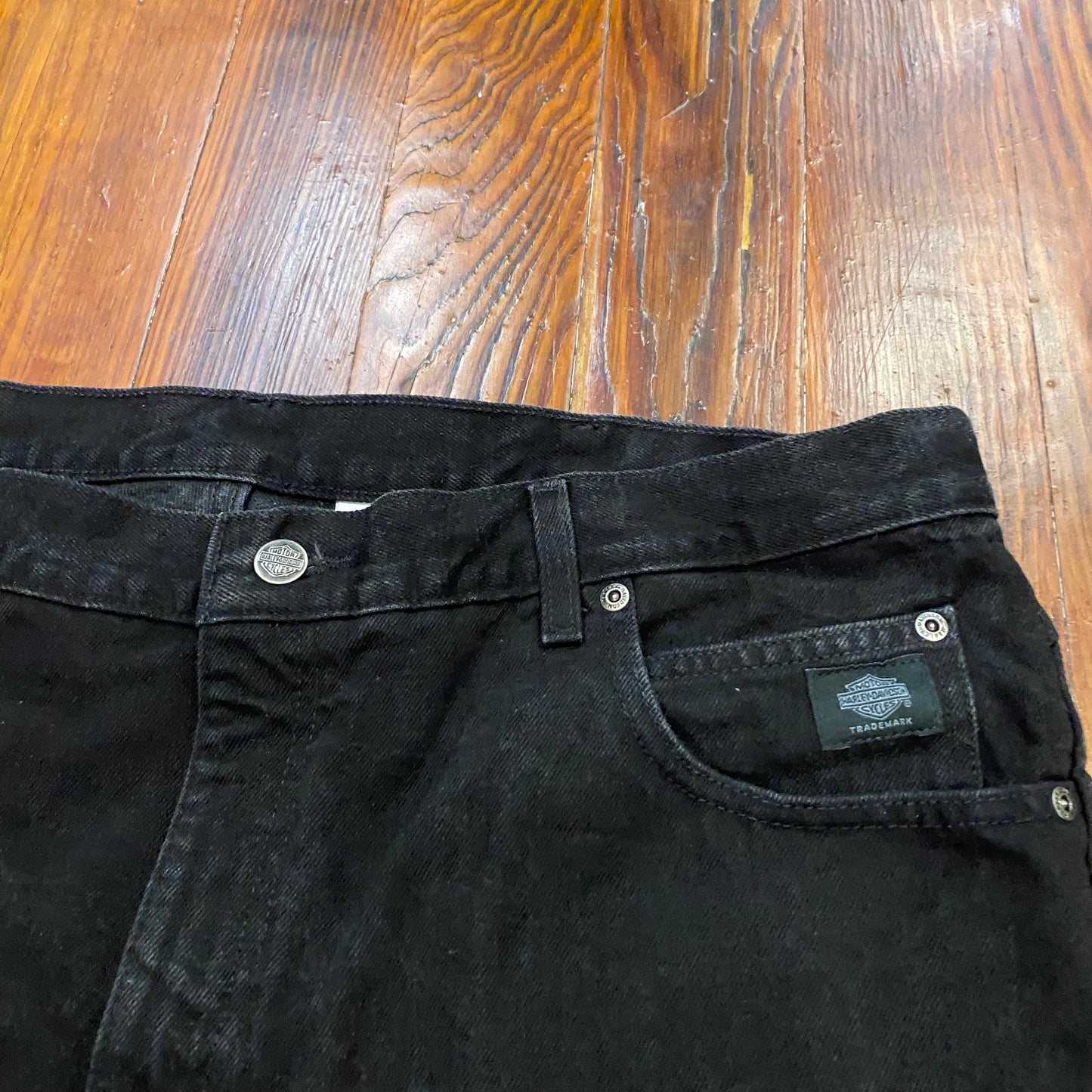 Harley Davidson Black Jeans- 40x32