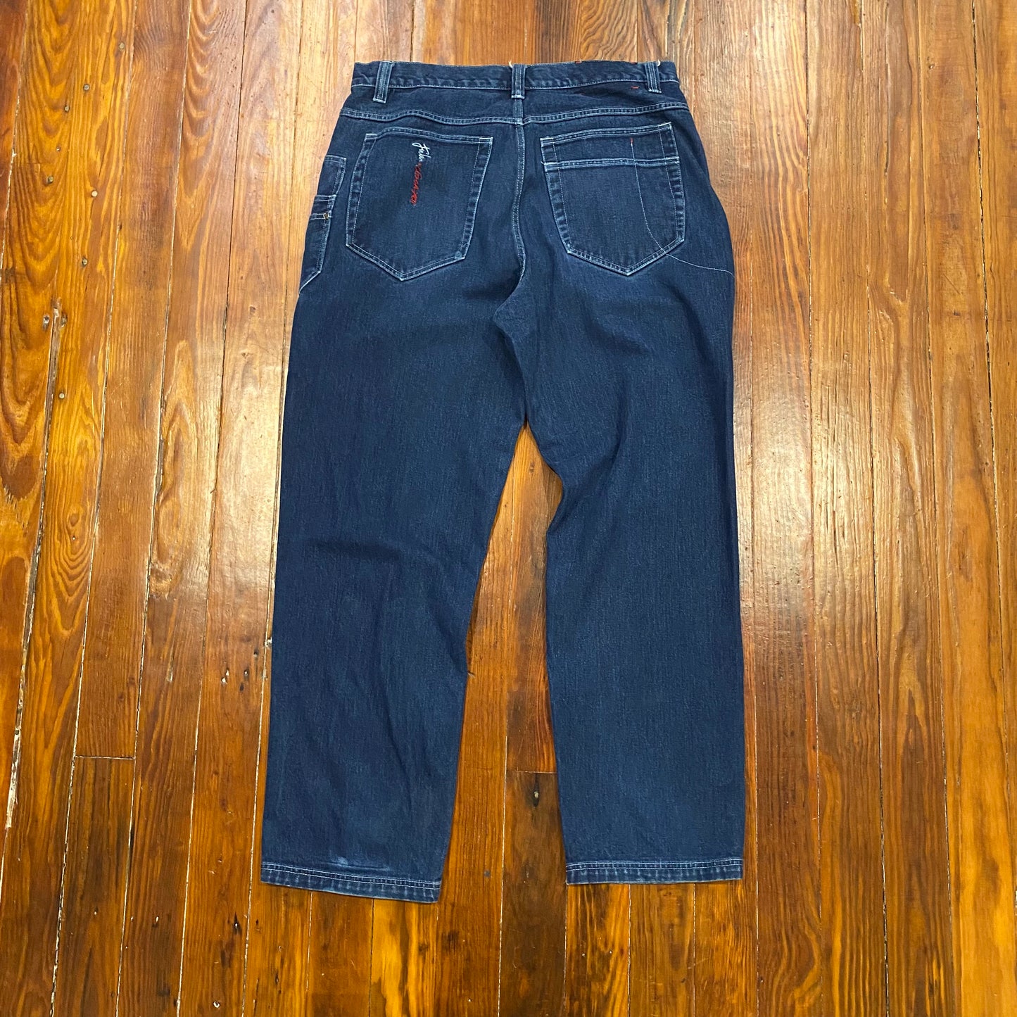FUBU Bootleg Blue Jeans- 38x34