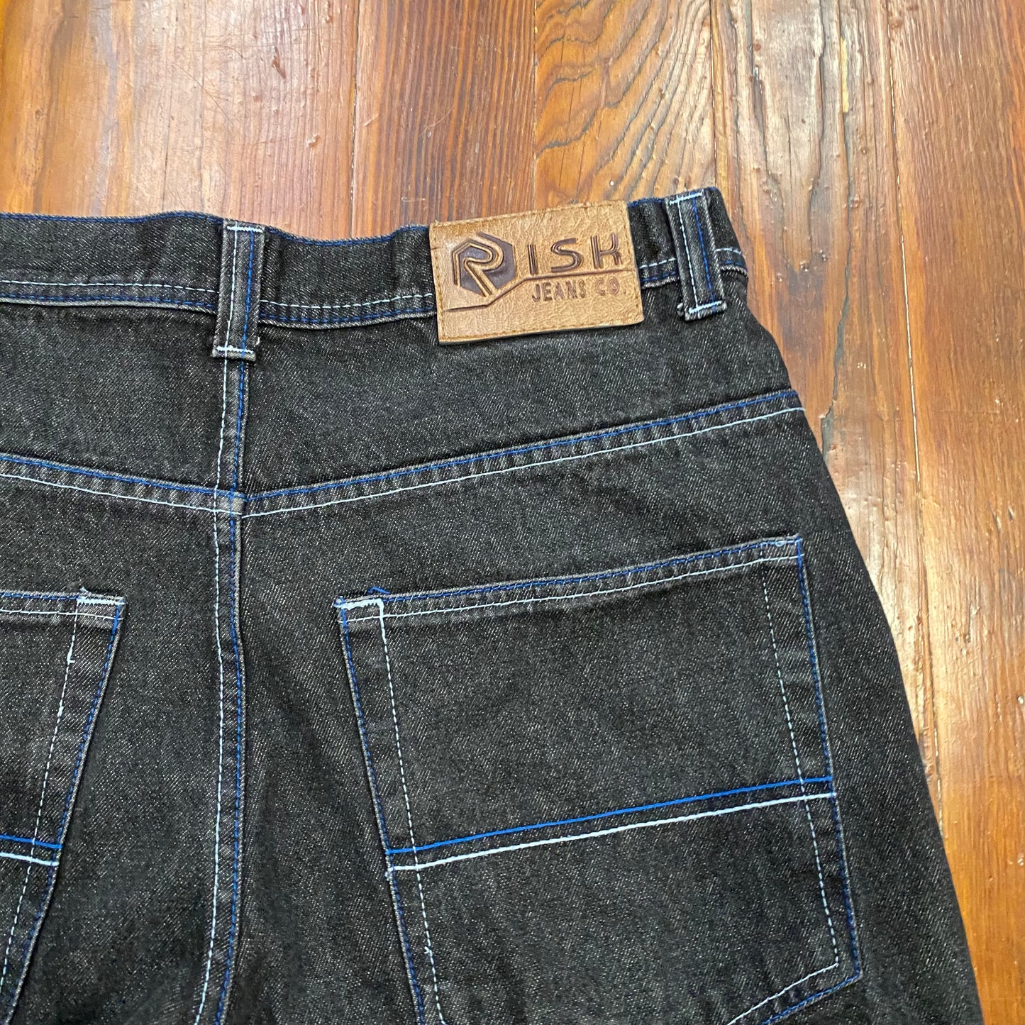 Risk Jeans Bootleg Black Jeans- 36x34