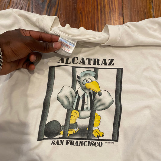 Vintage 1998 Alcatraz San Francisco Prison Tee - XL