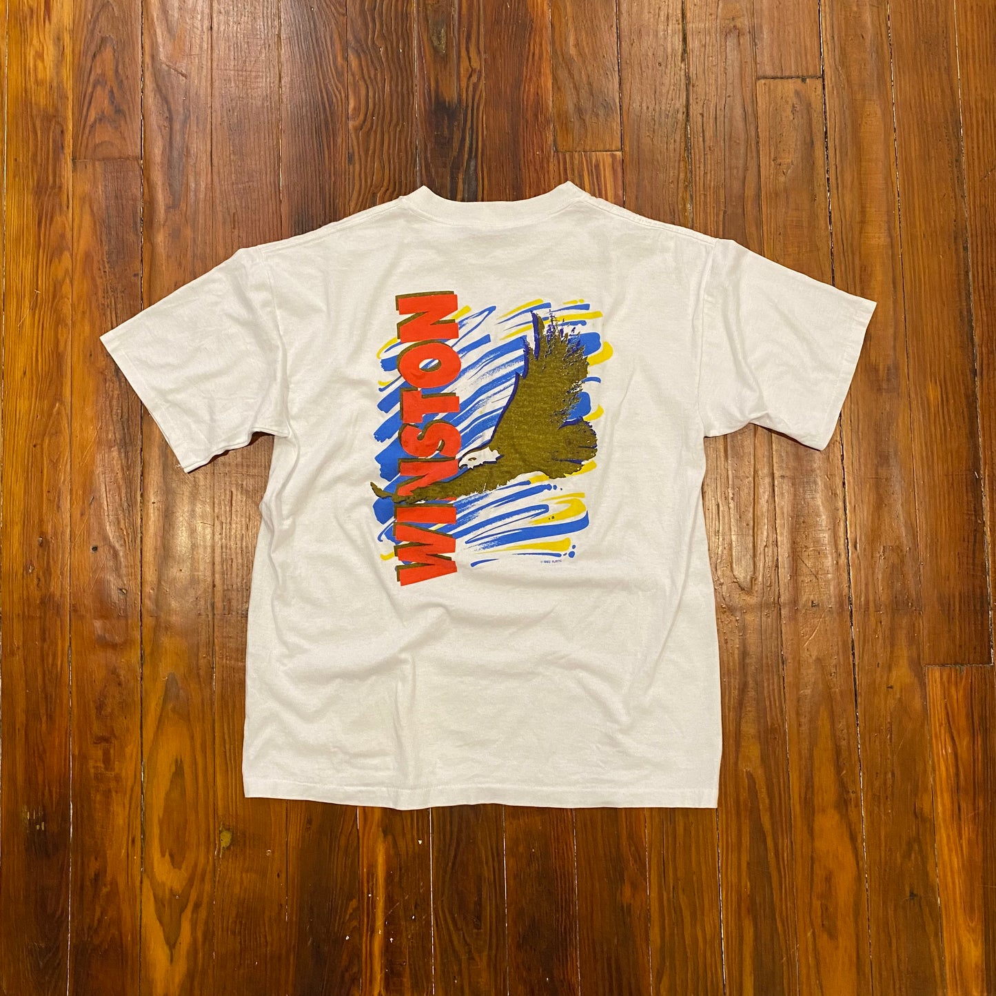 Vintage 1992 Winston White Tee - L