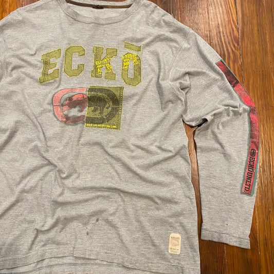 Vintage Ecko Unlimited Long Sleeve Graphic Tee - XL