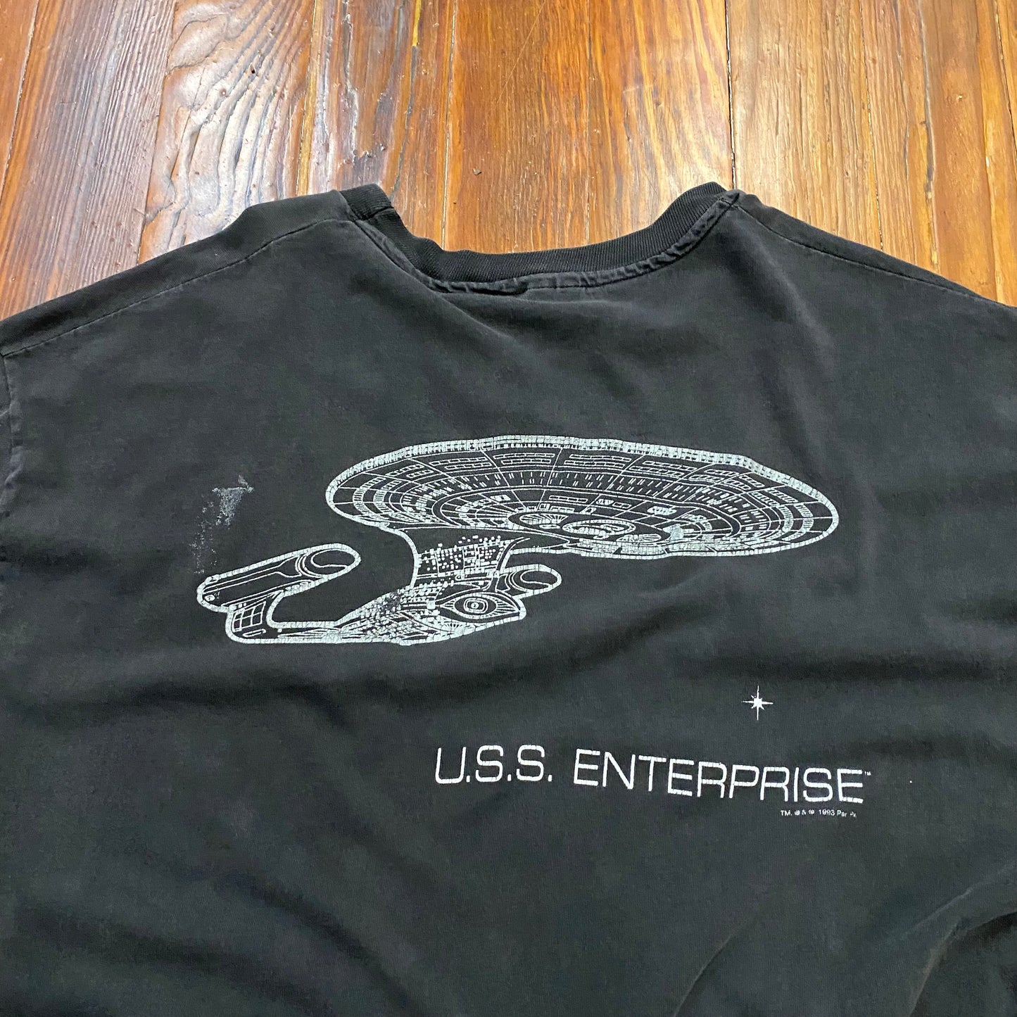 Vintage 1993 Star Trek The Next Generation Museum of Television & Radio Tee - XL