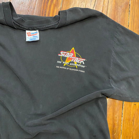 Vintage 1993 Star Trek The Next Generation Museum of Television & Radio Tee - XL