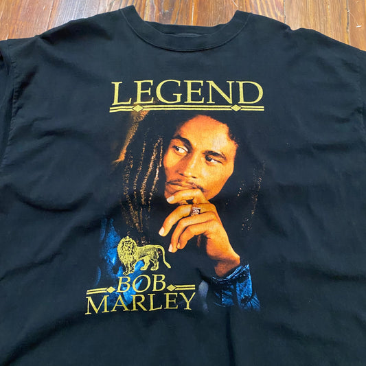 Vintage Bob Marley Legend Rootswear Big Face Tee - XL