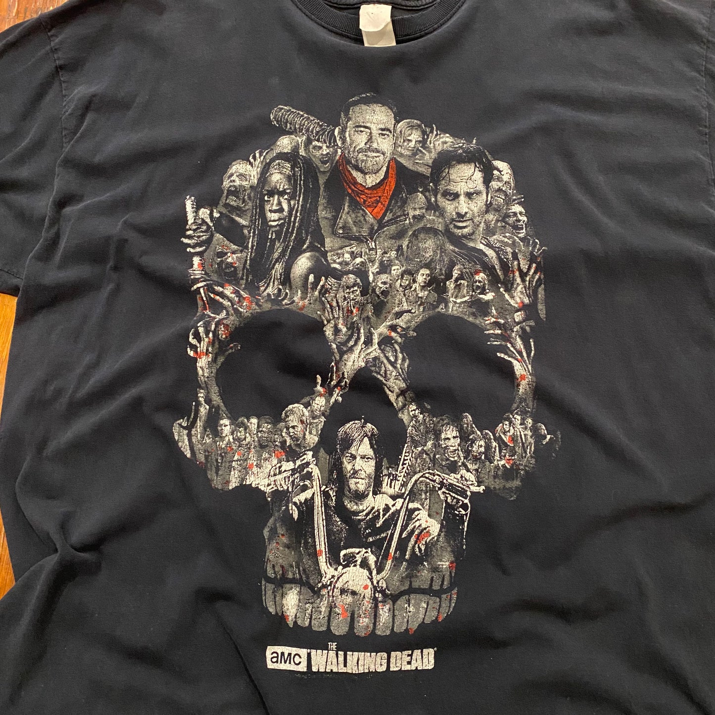 Vintage AMC The Walking Dead Skull Tee - XL