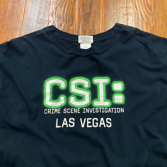 Vintage CSI : Crime Scene Investigation Las Vegas Promo Tee - XL