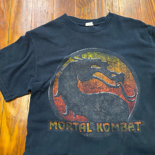 Vintage Mortal Kombat Logo Dragon Tee - M