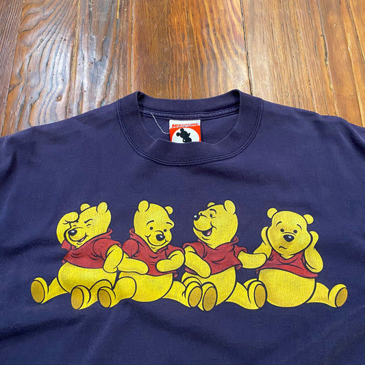 Vintage Winnie The Pooh 4 Emotions Tee - L