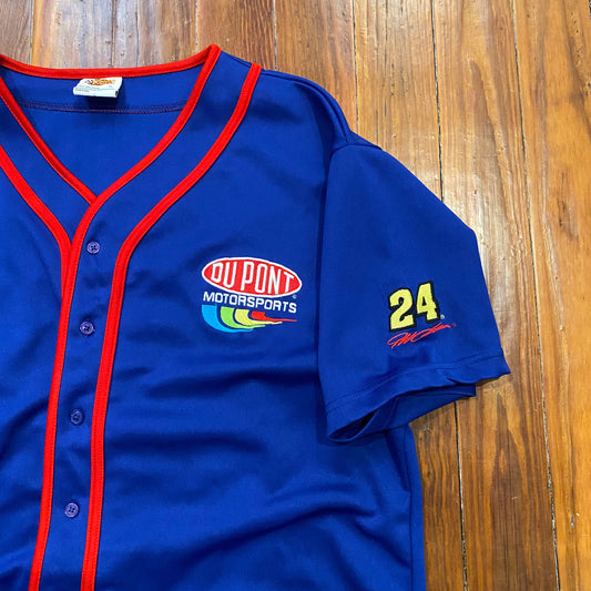 Vintage Jeff Gordon Baseball Jersey - XL