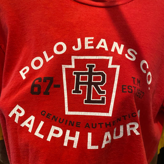 Vintage Ralph Lauren Crop Top Tee - M