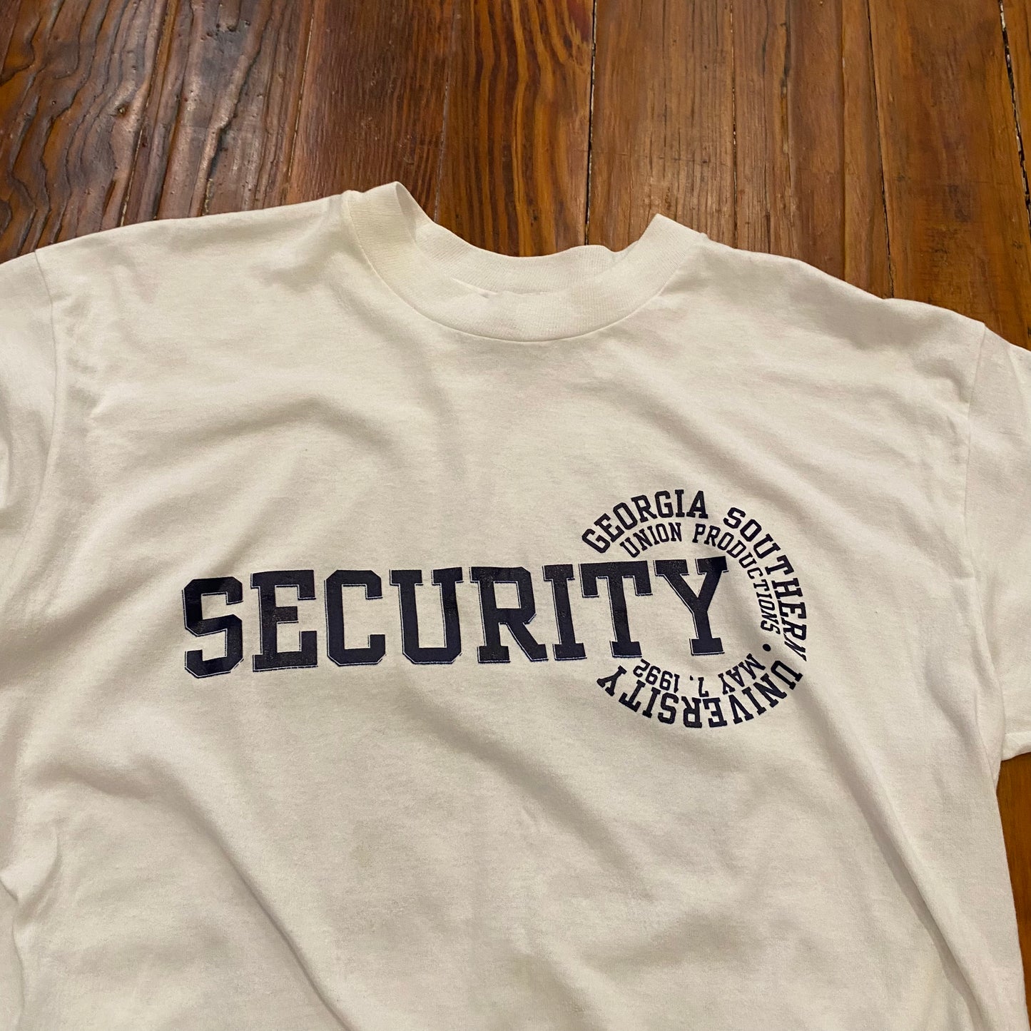 Vintage 1992 Georgia Southern Widespread Panic Security Tee - L