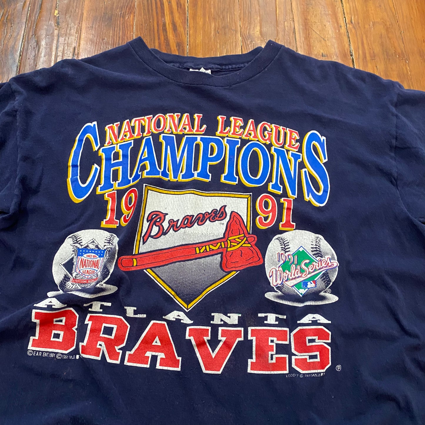 Vintage Braves National League Champs Tee - XL