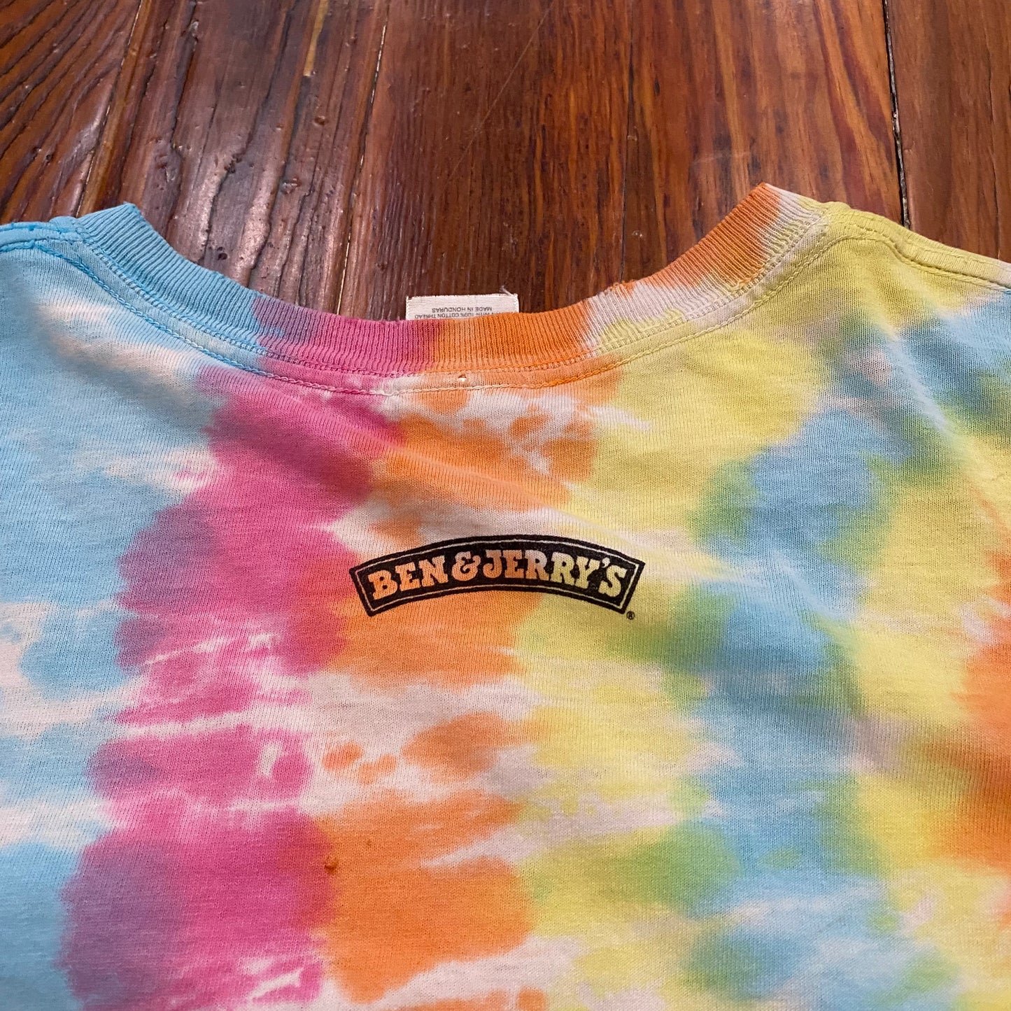 Vintage Ben & Jerrys Tie Dye Tee - XL