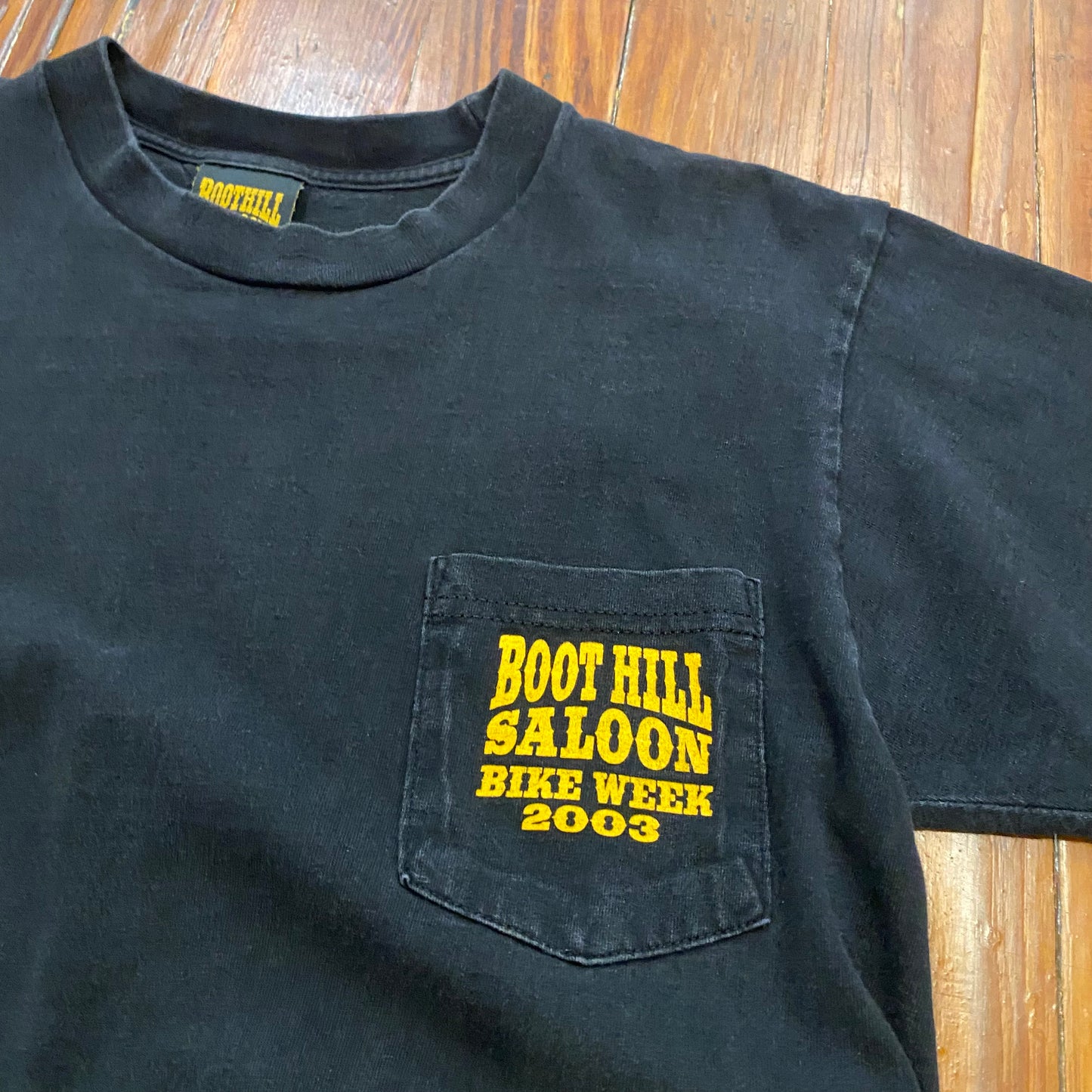 Vintage Boot Hill Black Posket Tee - M