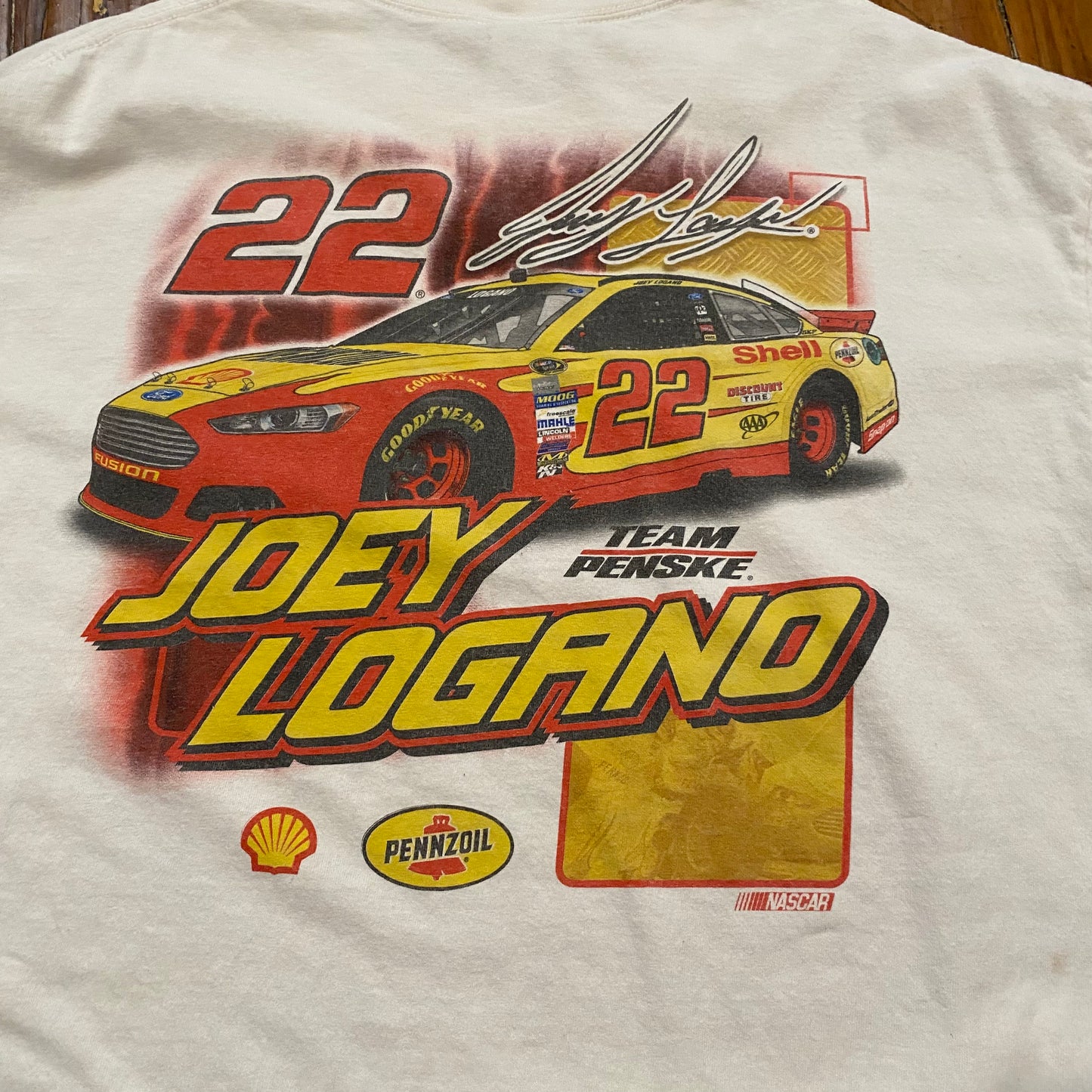 Vintage Joey Logano #22 Racing Tee - XL