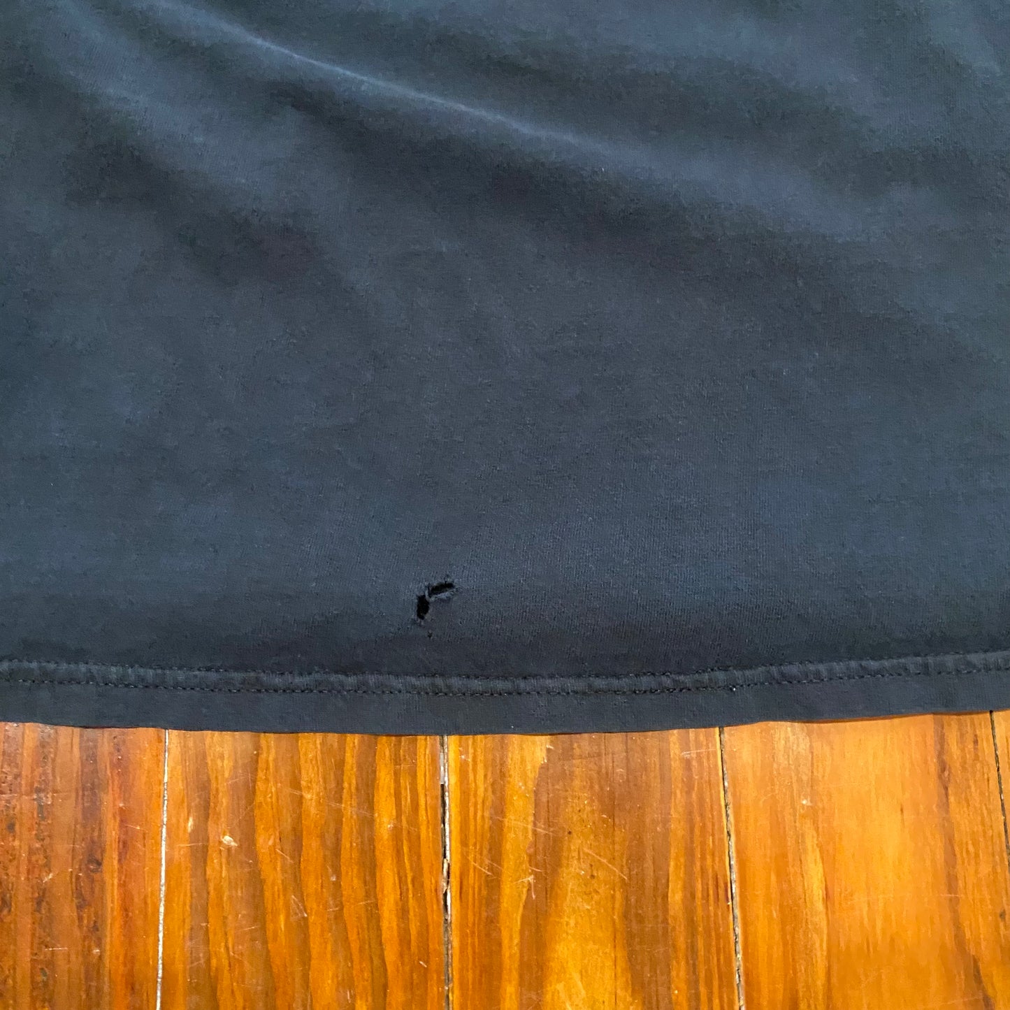 Vintage Steelers Helmet Front Graphic Black Tee- XL