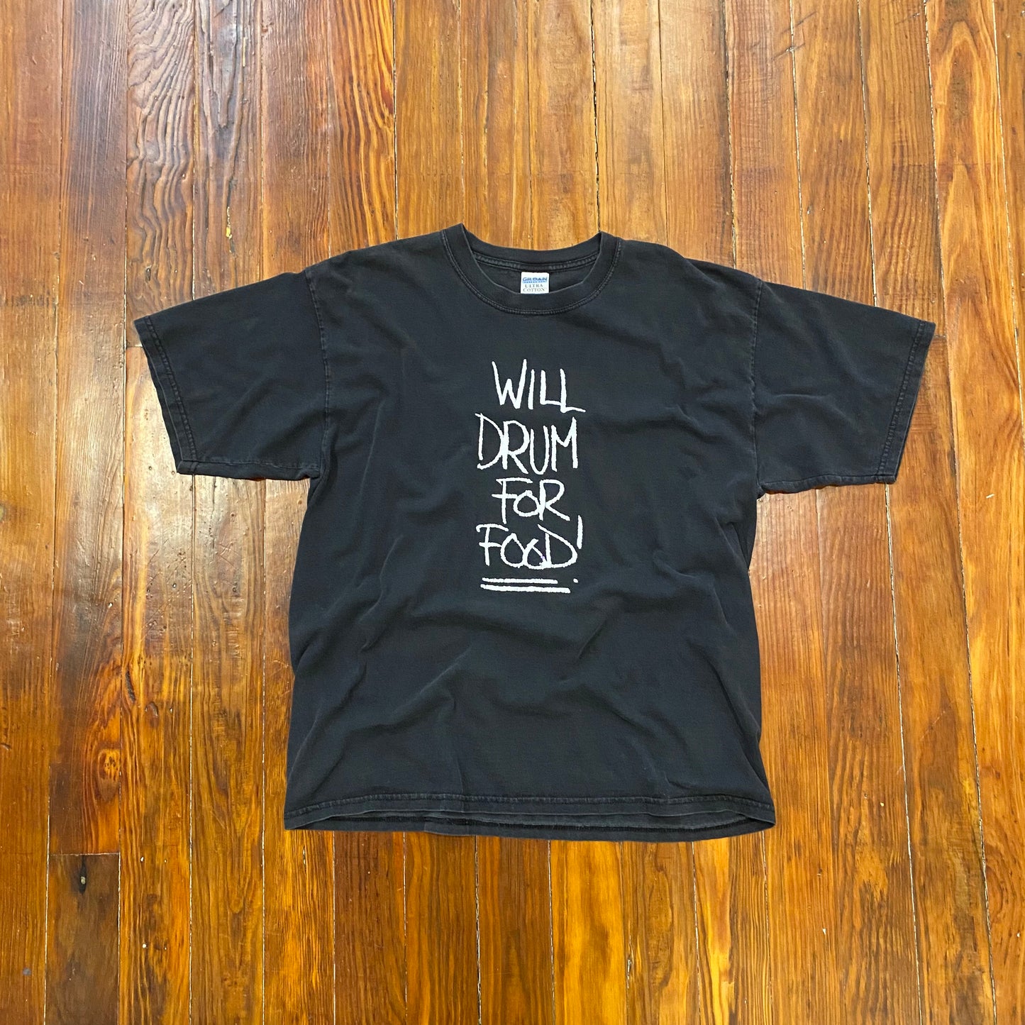 Vintage Will Drum For Food Tee - XL