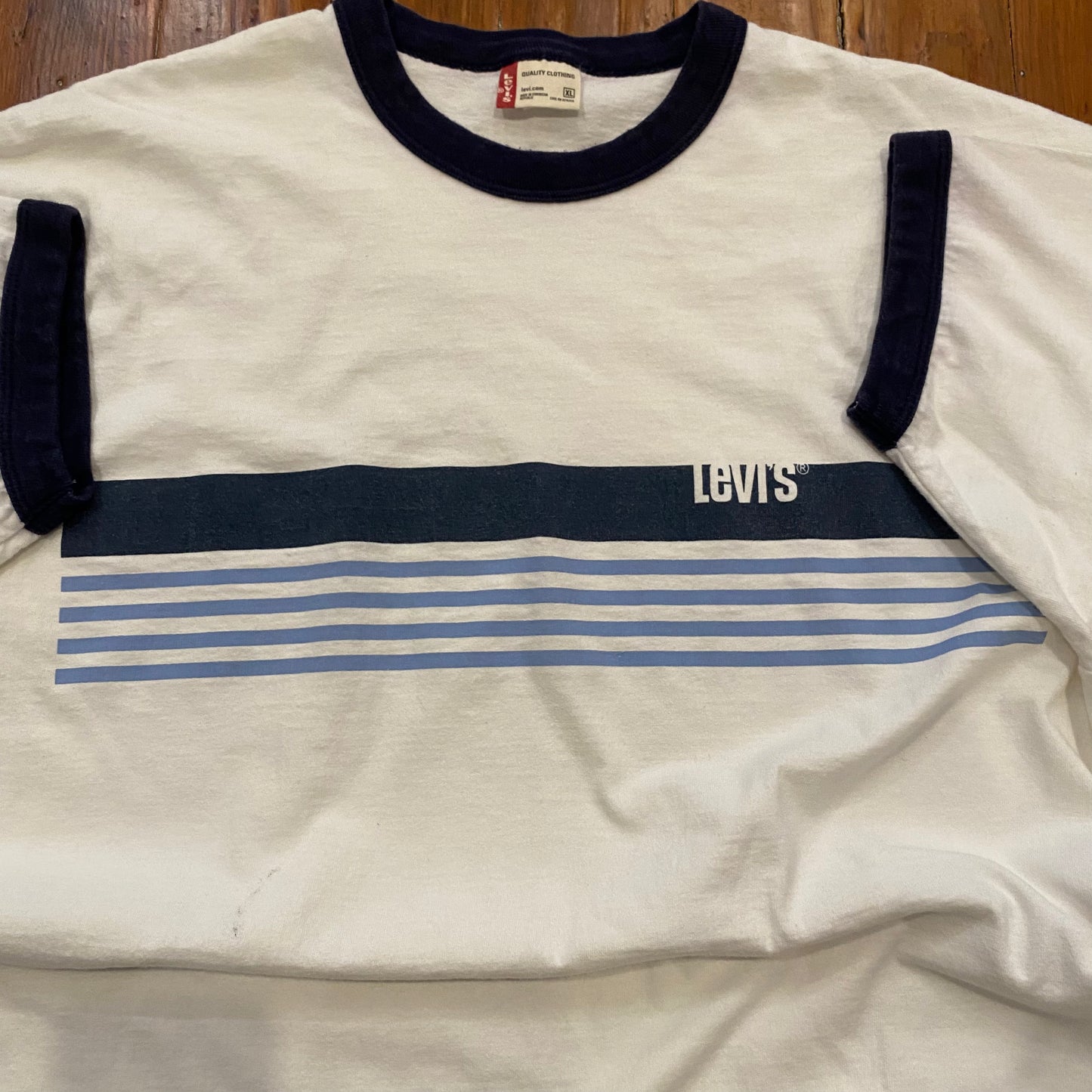 Vintage Levis Ringer Tee - XL