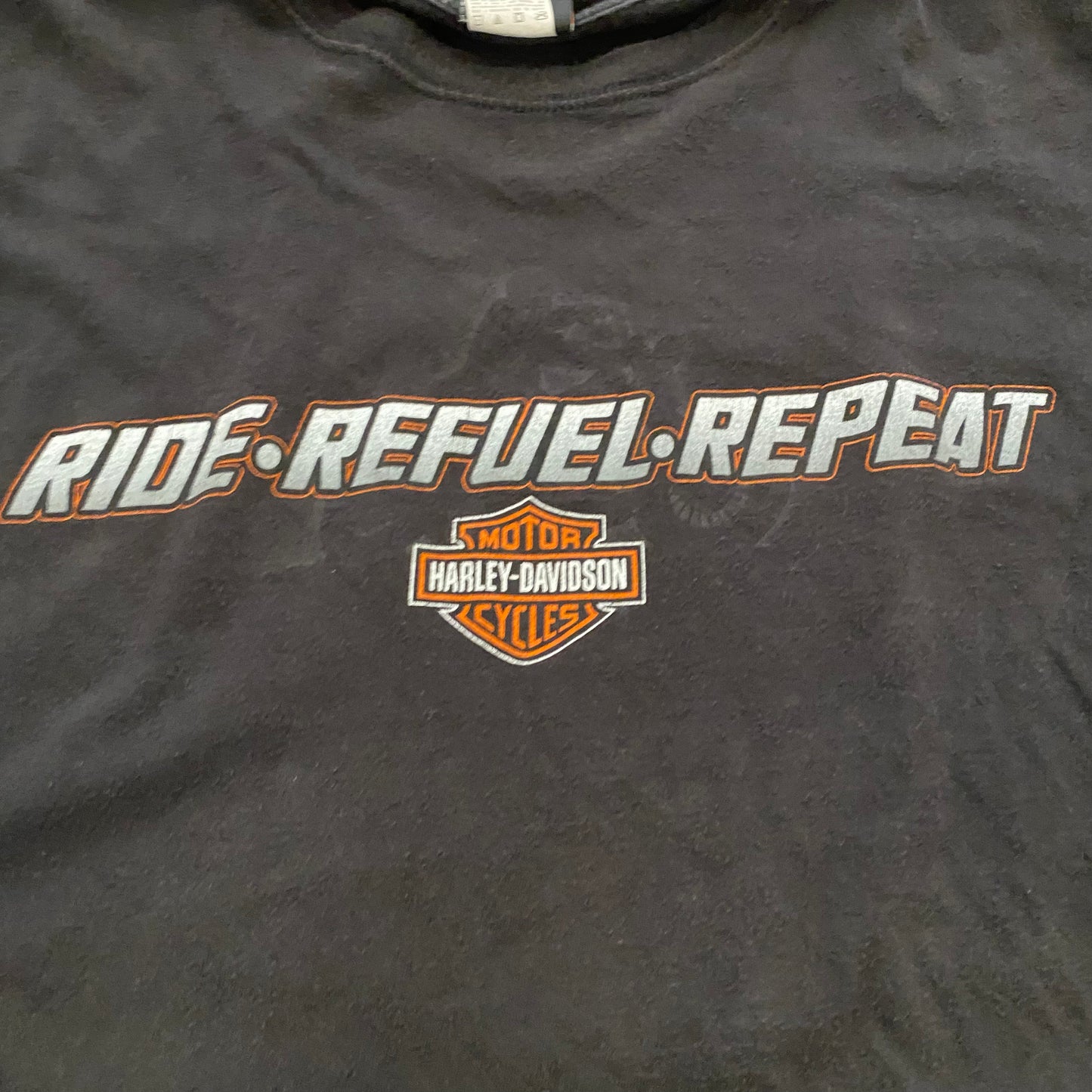 Vintage Harley Ride. Refuel. Repeat Tee - 2 XL